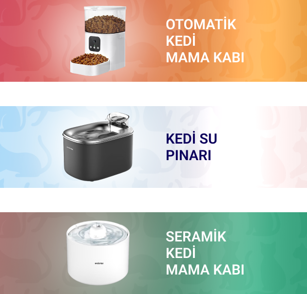 Otomatik Kedi Mama Kabı