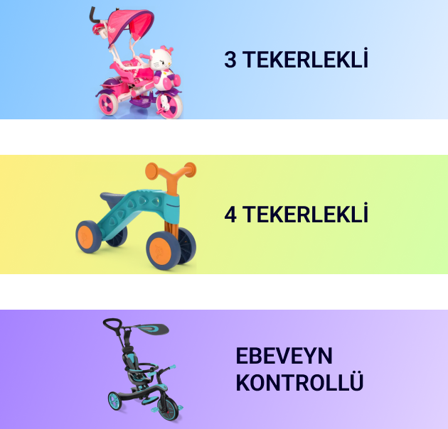 3 Tekerlekli Bisiklet