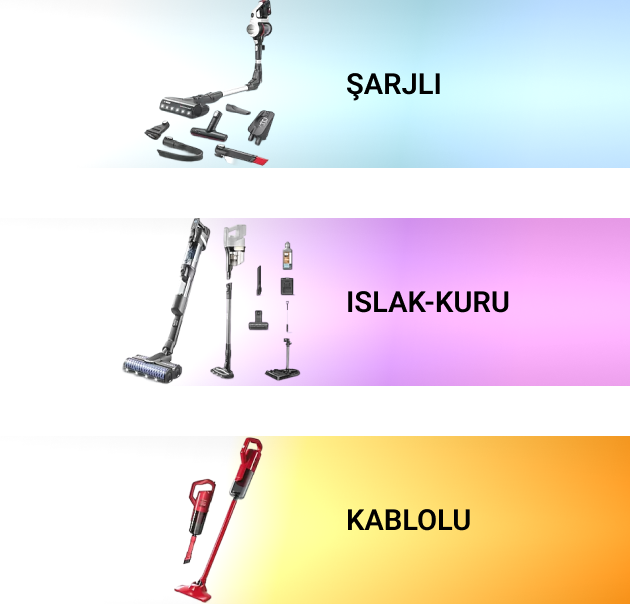 Şarjlı Dikey Süpürge